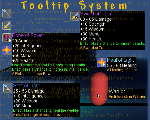Tooltip System